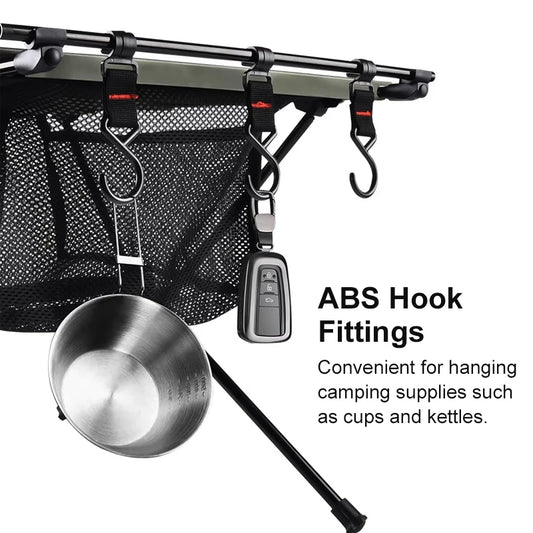 Aluminum Lightweight Folding Camping Table with Storage Mesh Bag