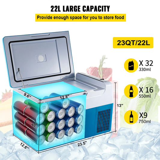 12V Portable Refrigerator w/ App Control