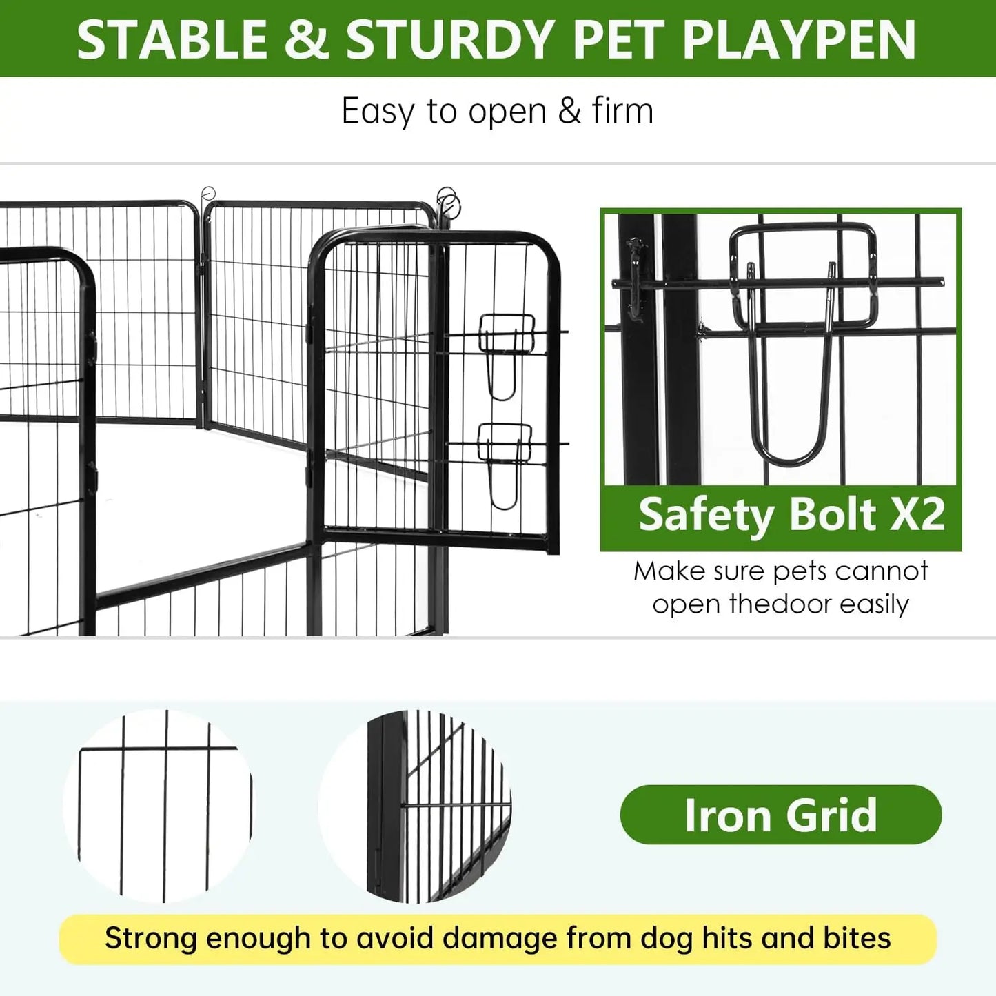 Heavy Duty Metal Pet Exercise Pen