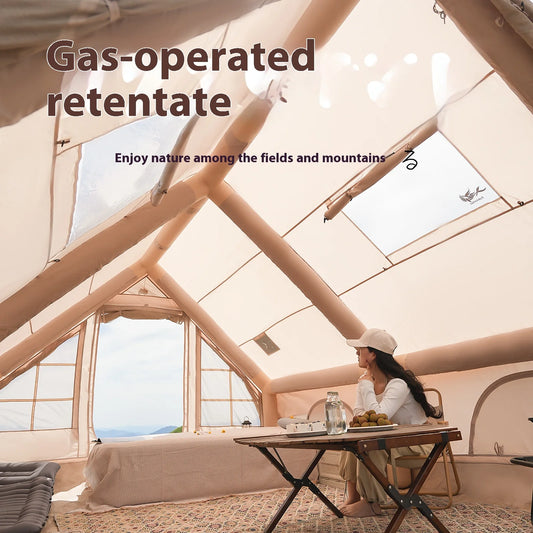 Inflatable Luxury Camping Tent with Stove Plug