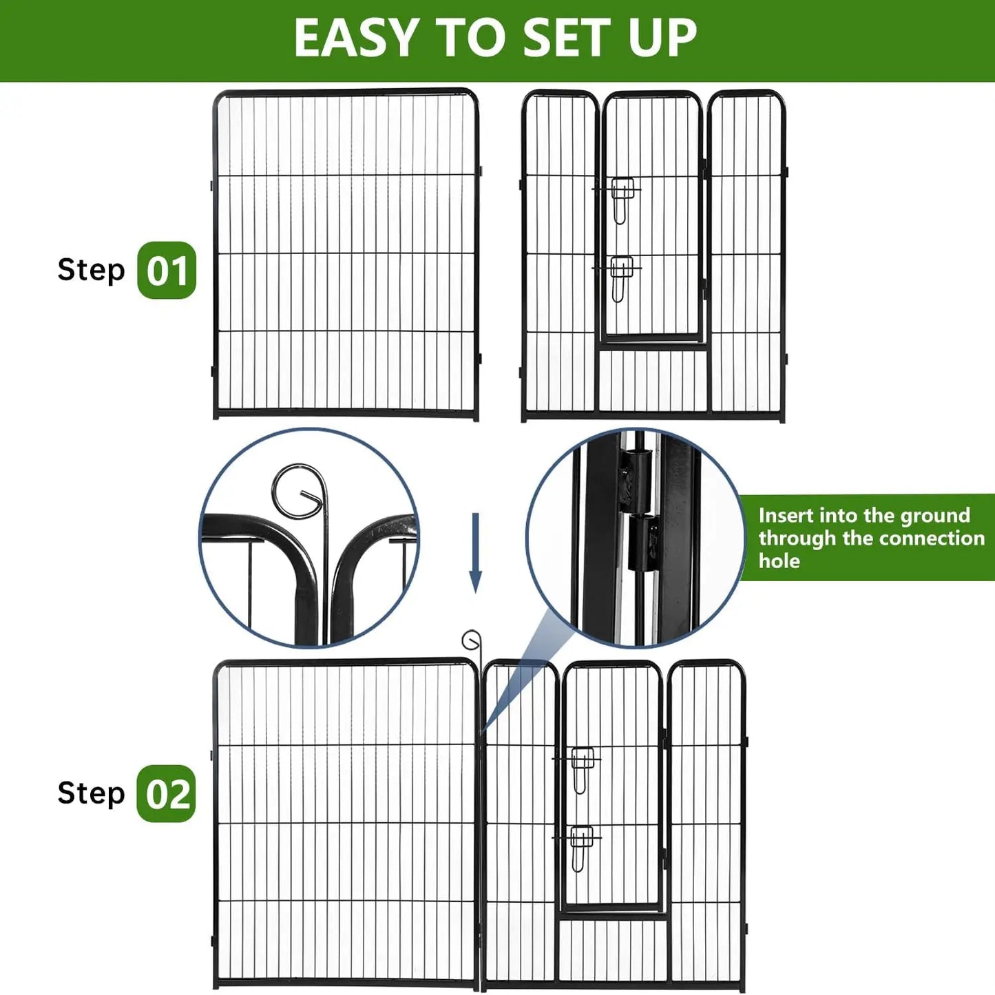 Heavy Duty Metal Pet Exercise Pen